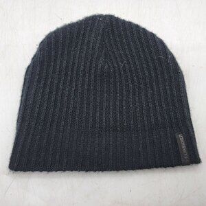 Quiksilver Adults Black Ribbed Beanie Hat Winter Warm Casual Snow Outdoors Camp